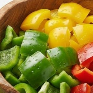 Frozen mixed bell peppers